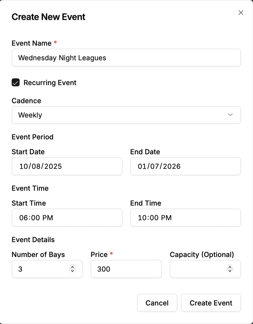 Event Management